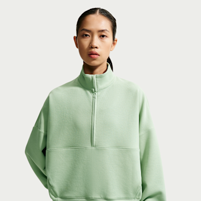 Nike 24.7 ImpossiblySoft Women's Dri-FIT Oversized 1/2-Zip Top